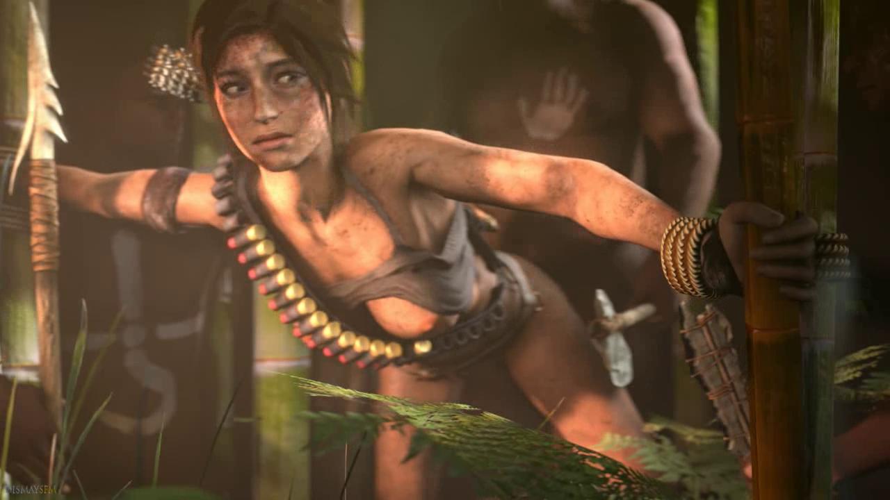 Lara Croft Forest Bondage Fuck | Rule 34 Animated