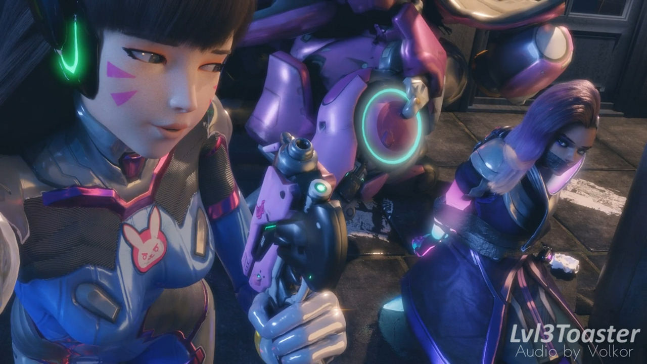 D Va s Mech gets Hacked Rule 34 Animated 